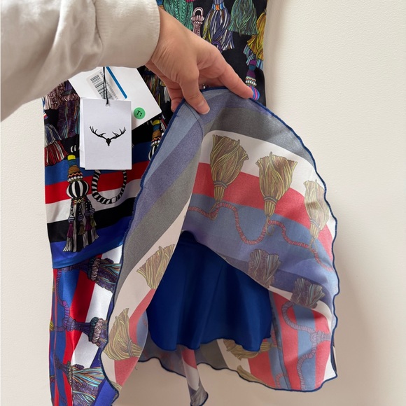 Leitmotiv Silk Print Dress - Picture 5 of 7